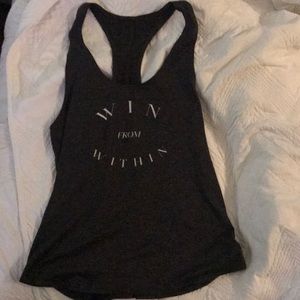 Good HYouman sz L charcoal gray tank